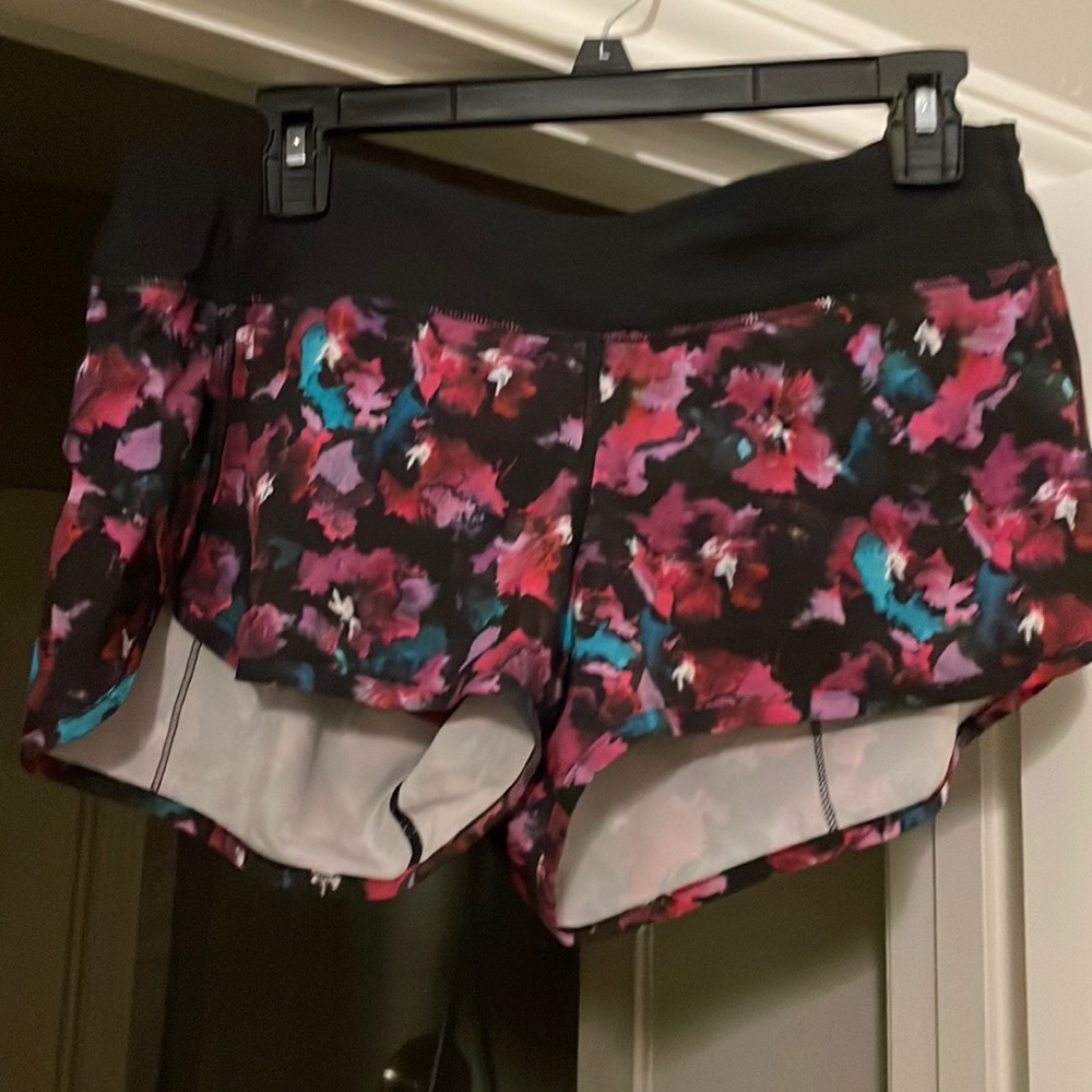 Floral Speed up Lulu Shorts